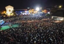 Gelar Nobar, Ribuan Warga Tumpah Ruah di Lapmer Ambon