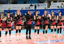 Kemenpora Menjamu Red Sparks Jelang Hadapi Indonesia All Star