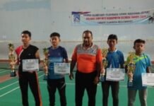 Panen Juara : PB Wirtartama Jaya di Cabang Bulutangkis O2SN Kabupaten Sleman dan Kota Yogyakarta 2024