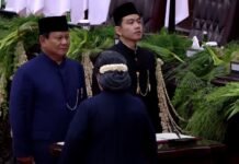 Kesan Kewibawaan dan Keagungan Pelantikan Presiden Ke 8 Prabowo Subianto Sirna Oleh Wapres FUFUFAFA