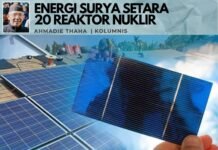 Energi Surya Setara 20 Reaktor Nuklir