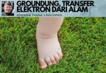 Grounding, Transfer Elektron dari Alam