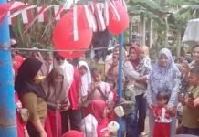 Meriah, Peringatan HUT RI Ke 80 di RW 01 Kel. Sungai Binjai