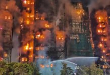 Apartemen Hong Kong Terbakar 15 Jam Lebih, 44 Orang Meninggal, 3 Terduga Pelaku Ditangkap