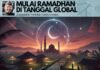 Mulai Ramadhan di Tanggal Global