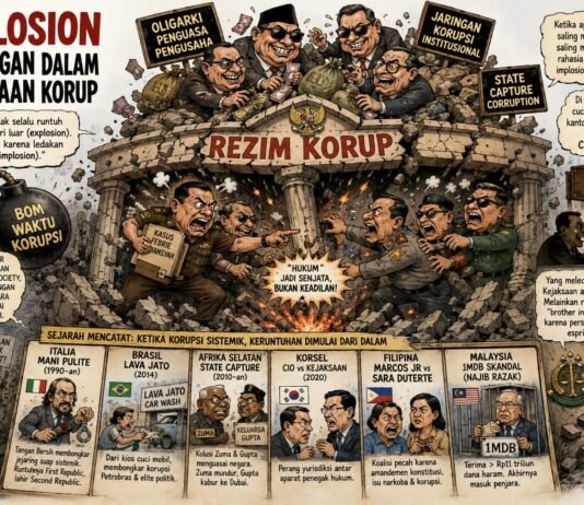 Implosion Persaingan dalam Kekuasaan Korup