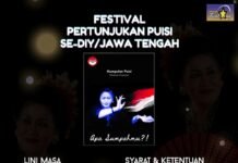 Festival Pertunjukan Puisi Se DIY/Jateng 2026, Terbuka Untuk Umum