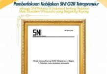 Hebat, Global Gotong Royong (G2R) Tetrapreneur Resmi Mendapat Surat Keputusan BSN sebagai SNI 9445:2026 G2RT