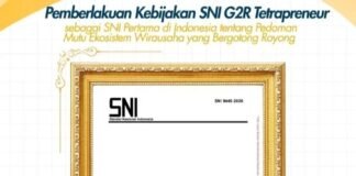 Hebat, Global Gotong Royong (G2R) Tetrapreneur Resmi Mendapat Surat Keputusan BSN sebagai SNI 9445:2026 G2RT