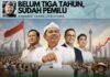 Belum Tiga Tahun, Sudah Pemilu