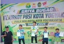 Kejurkot Jadi Ajang Seleksi, PBSI Kota Yogyakarta Siapkan Atlet Terbaik Hadapi Kejurda 2026