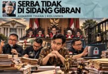 Serba ‘Tidak’ di Sidang Gibran