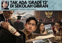 Tak Ada ‘Grade 12’ di Sekolah Gibran