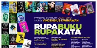 Sius, Pameran Cover Buku di Bale Banjar Sangkring